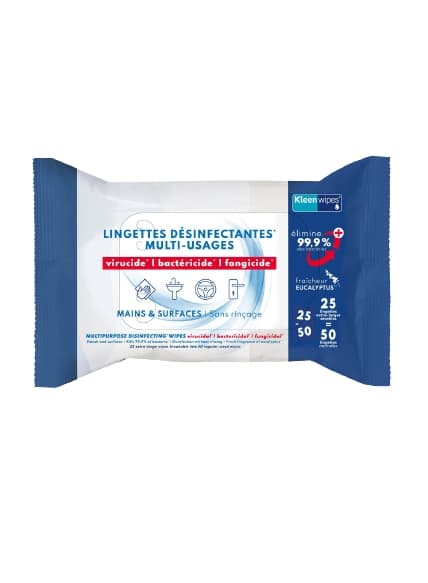 Kleenwipes - Lingettes désinfectantes  Extra large x25
