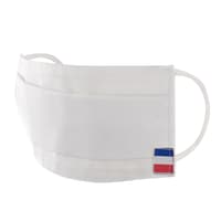 UNS1 40 lavages - Masque pour enfant en coton blanc