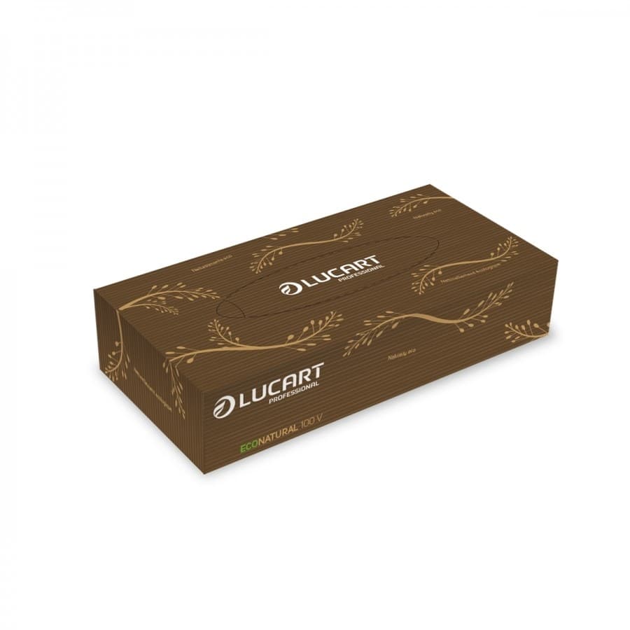 LUCART- Mouchoir EcoNatural - 40 boîtes