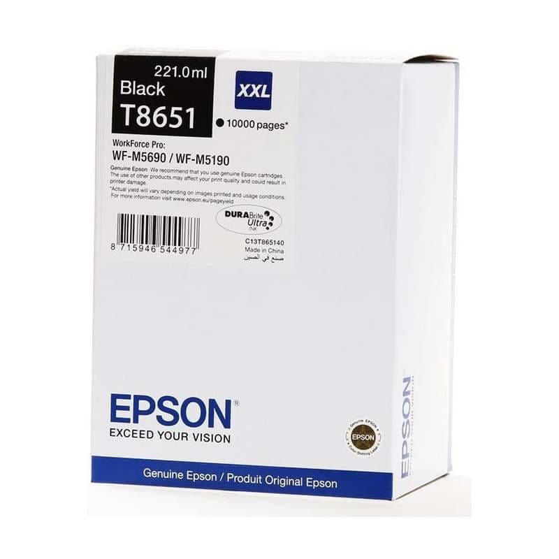 Epson T8651 XXL noir Cartouche d'encre d'origine - Odero