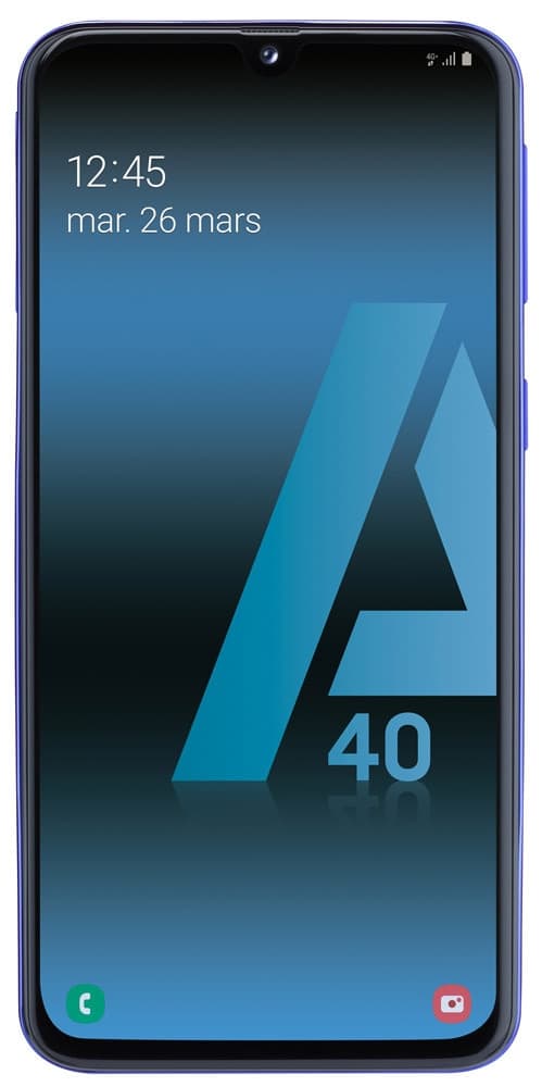 Samsung A405FN/DS Galaxy A40 - Double Sim - 64Go, 4Go RAM - Bleu