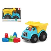 Camion avec blocs de construction 114607 Bleu Jaune (6 Pcs)
