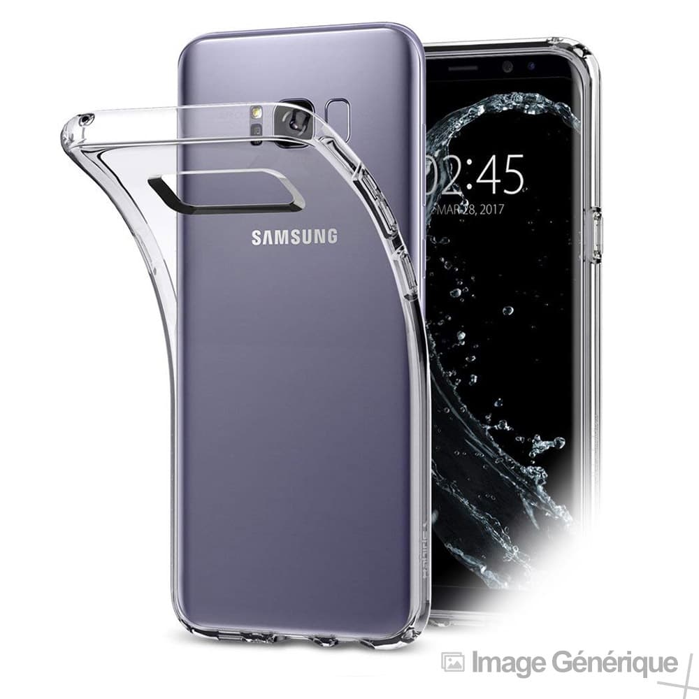 Coque Silicone Transparente pour Samsung Galaxy S8 Plus