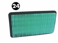 Filtre à air adaptable Honda 17211Z0A000 - 115X220X 25 mm