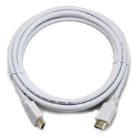 Câble HDMI avec Ethernet GEMBIRD CC-HDMI4-W-1M 3D 4K (1 m) Blanc