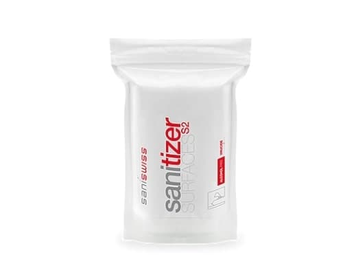 Lingettes désinfectantes - Sanitizer S2 - Recharge de 100 lingettes - Norme EN14476

