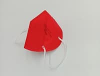 Masque FFP2 CE (EN149:2001 + A12009 ) - Rouge - Boite de 10 pièces