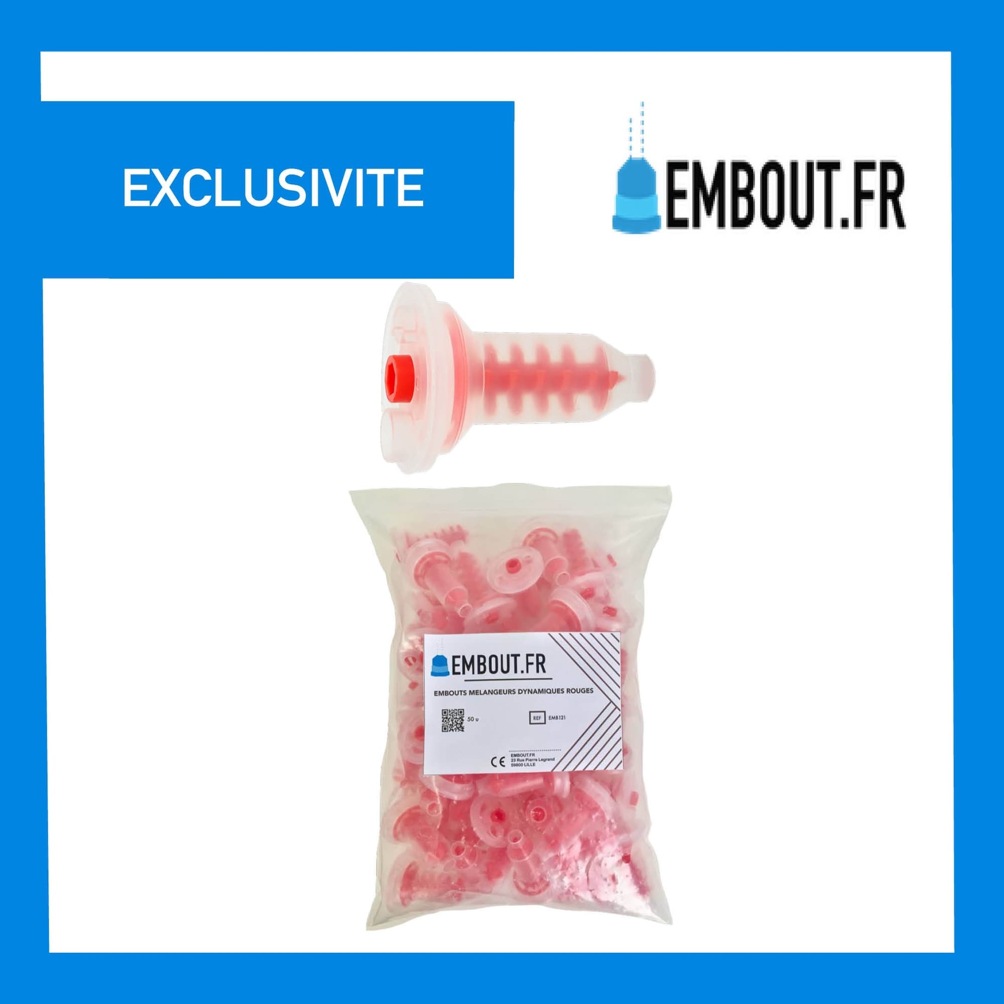 Buses Mélangeuses Pour Pistolet à Colle époxy - Lot De 5 - Applicateur Dynamique