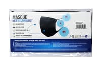 Masque en tissu barrière noir (Adulte) - 10 lavages (UNS2) - AFNOR