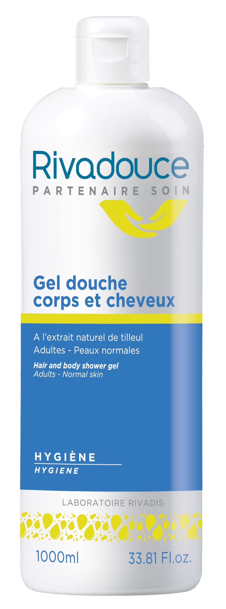 Gel douche Corps/cheveux Rivadouce 1 L - Go2 Sante