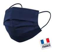 Masques chirurgicaux ENFANT Type 2R (BFE>98%) masque EN14683:2019 - Made in France - Marine