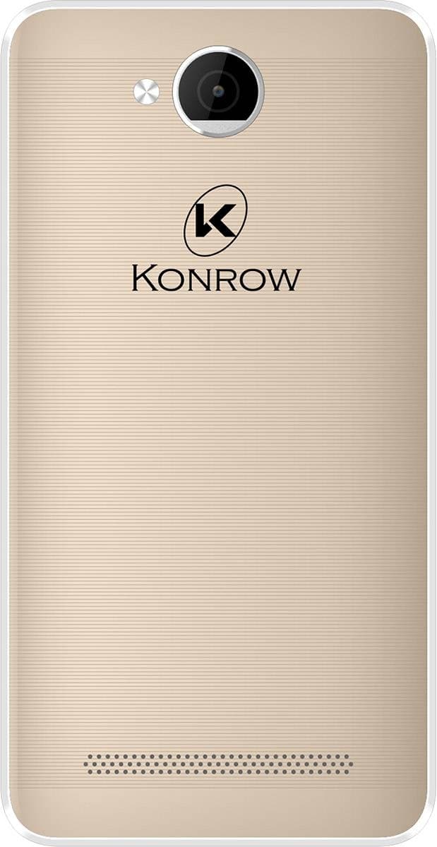 Konrow Easy One - Smartphone Android - 4G - Ecran 4'' - Double Sim - 8Go, 1Go RAM - Or