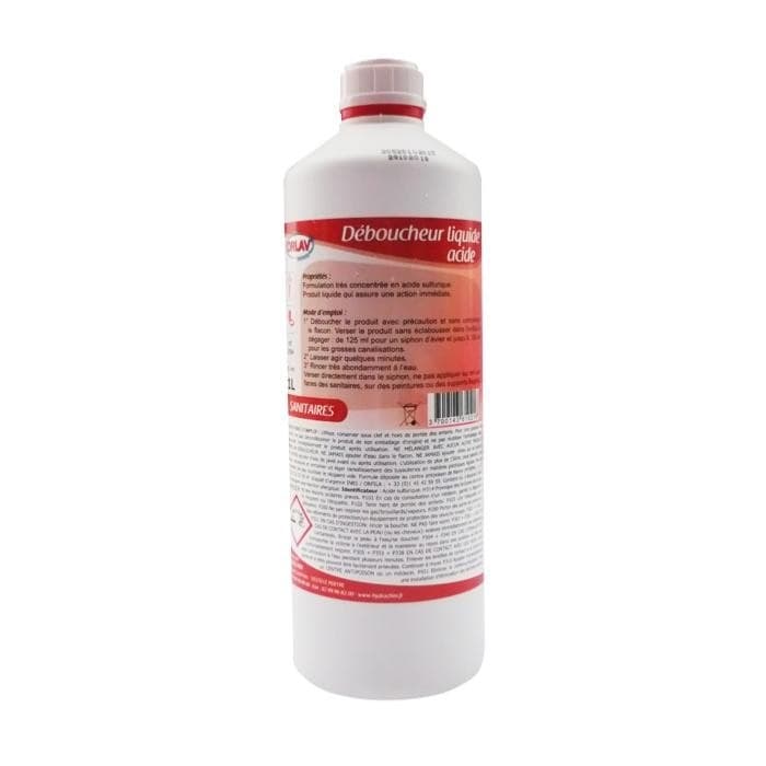 Déboucheur Liquide Professionnel Freecan 1 Litre - Détruit Les Dépôts Immédiatement