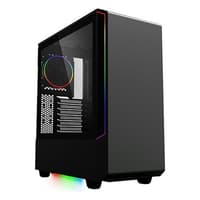 Boîtier Demi Tour Micro ATX / Mini ITX CoolBox COO-DGC-A191-0 RGB LED Noir