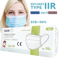 Masque Chirurgical Haute filtration Type 2R - vendu par 2000 masques 