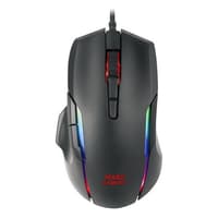 Souris Gaming avec LED Mars Gaming MMX 12400 dpi 220 ips 1000 Hz LED Noir