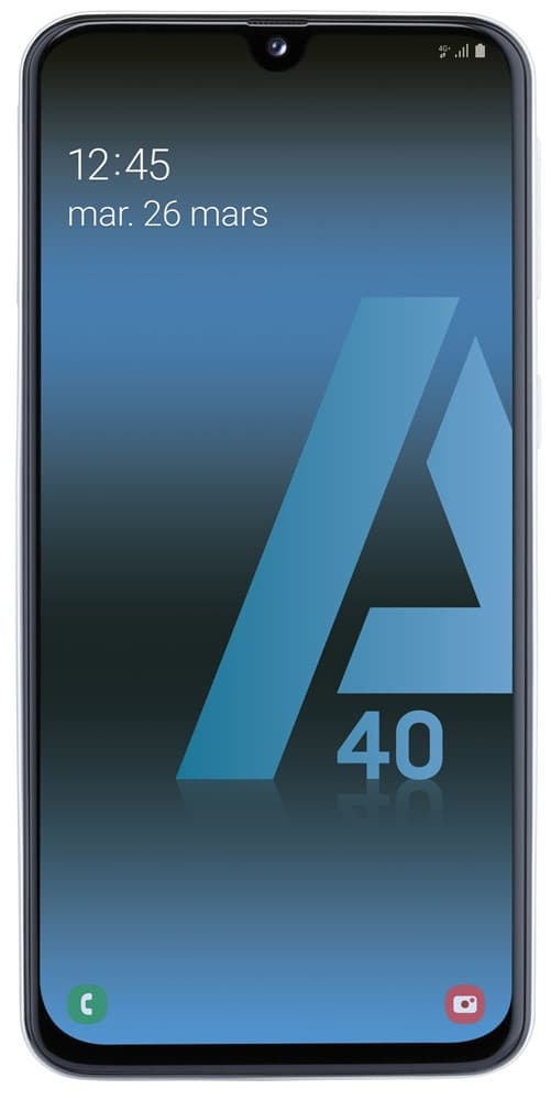 Samsung A405FN/DS Galaxy A40 - Double Sim - 64Go, 4Go RAM - Blanc