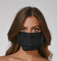 Masque en tissu barrière noir (Adulte) - 10 lavages (UNS2) - AFNOR