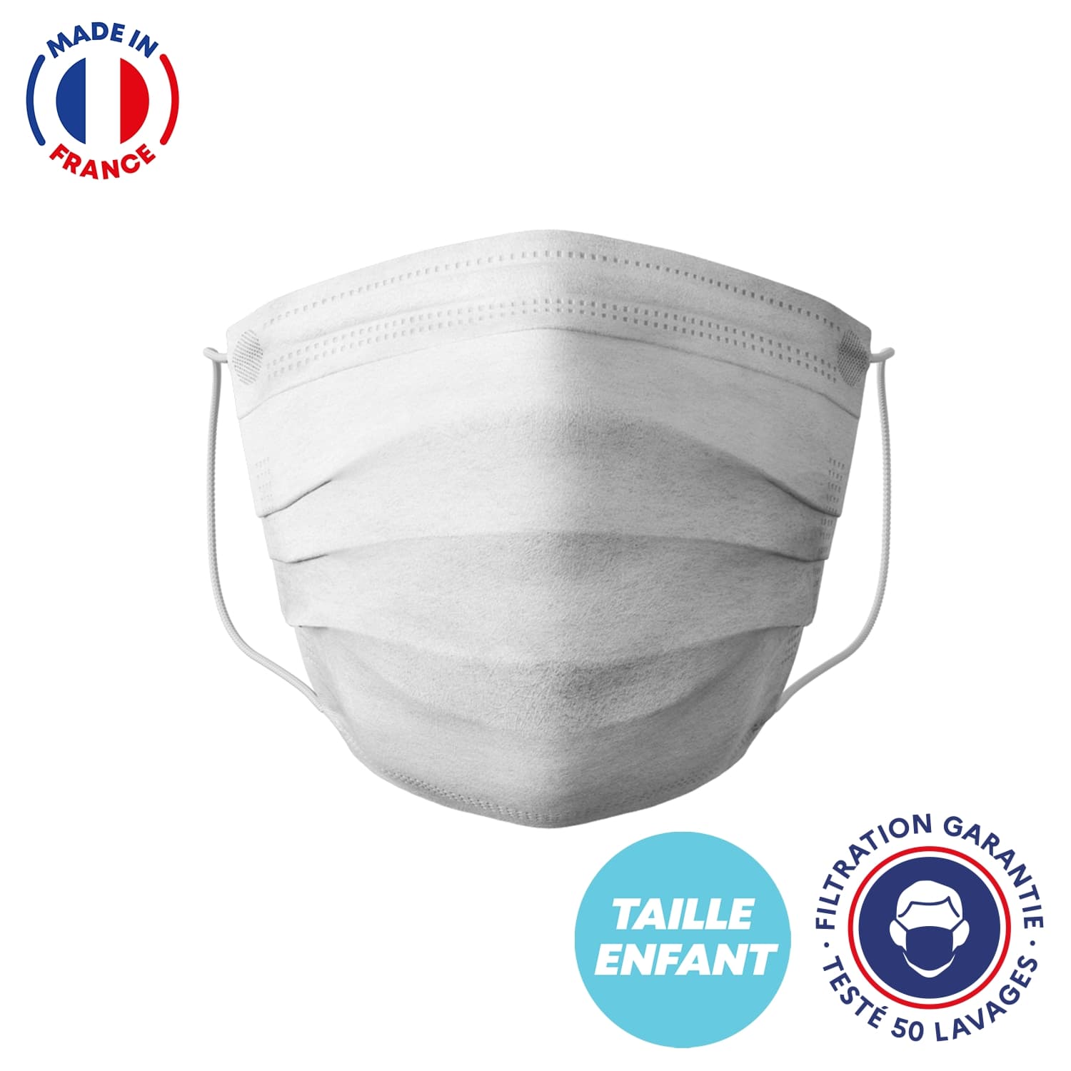 UNS1 50 lavages - Masque enfant