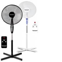 Ventilateur sur pied TECHWOOD 40 cm- 45W - Blanc + télécommande