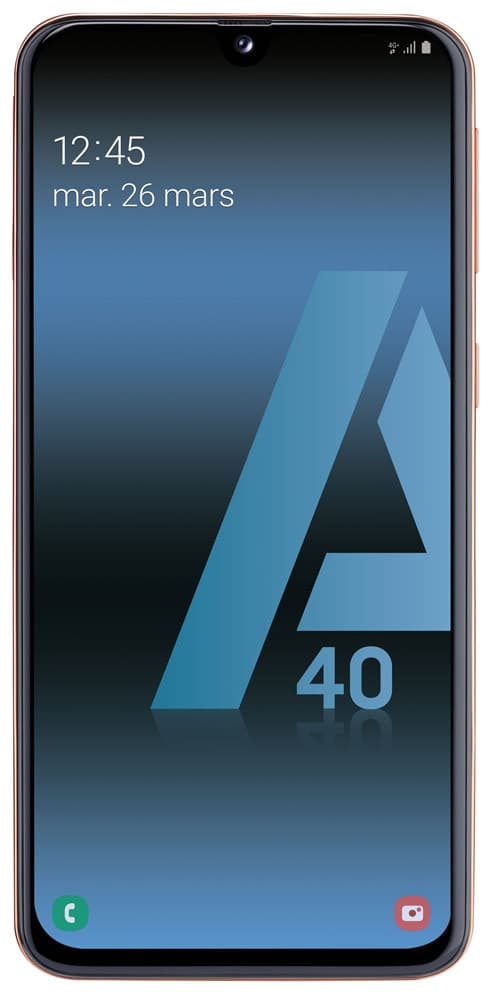 Samsung A405FN/DS Galaxy A40 - Double Sim - 64Go, 4Go RAM - Corail
