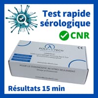 Tests sérologiques rapides IgM/IgG. Boîte de 25 tests