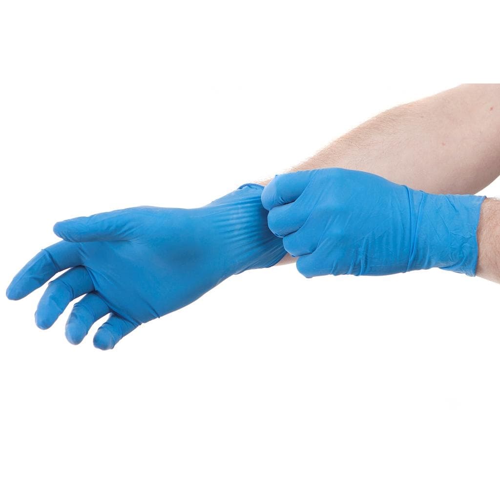 Gants Nitrile non poudrés Taille S (boîte de 100) - Odero