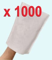 1000 Gants Toilette 80gr - 20 paquets de 50