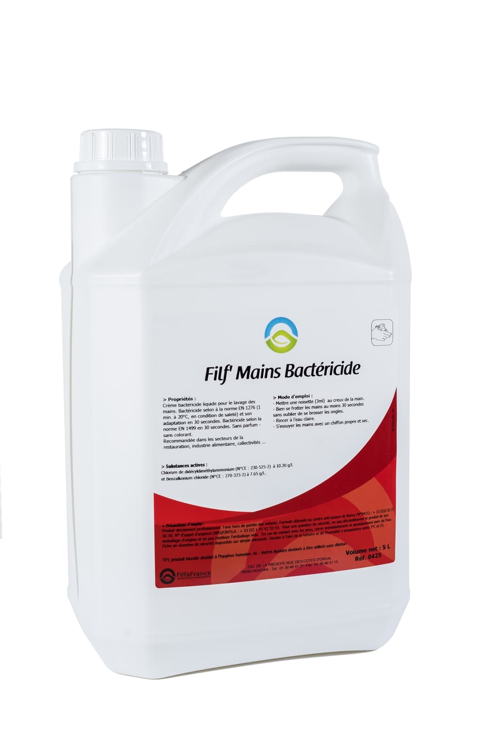 FILFA FRANCE - Filf' Mains bactéricide - 0425 - 5L