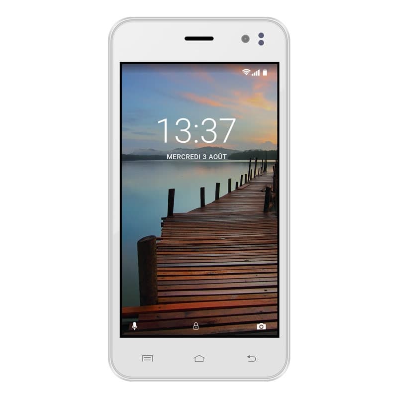 Konrow Coolsense - Smartphone Android 6.0 - Ecran 4.5'' - 8Go - Double Sim - Blanc