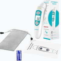 Thermomètre infrarouge Frontal et Auriculaire – Blanc