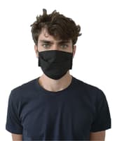 Masque en tissu barrière noir (Adulte) - 10 lavages (UNS2) - AFNOR