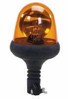 Gyrophare orange série Flex 24 V fixation flexible pour tige