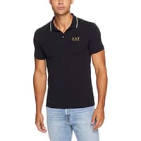 Polo à manches courtes homme Armani Jeans 3GPF51 Noir