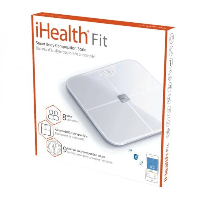 Balance d'analyse corporelle connectée iHealth -FIT-