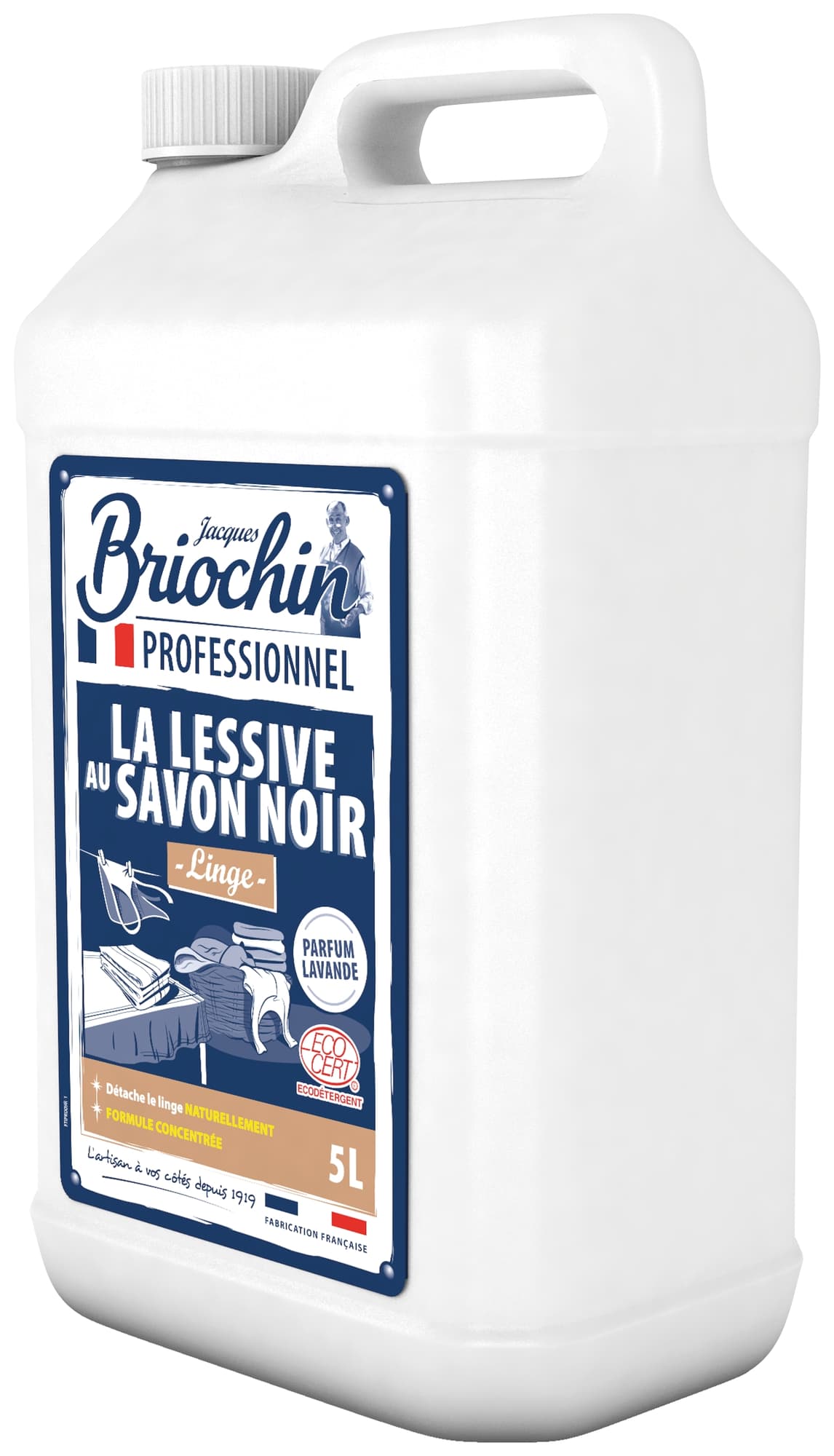 Lessive au Savon noir 5L - Briochin - Odero