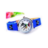 Montre pour enfants dessin Mickey - bracelet bleu