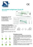 Kit Auto Test Antigénique Covid-19 Rapide - Boite de 2 tests