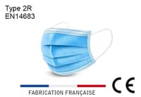 Masque chirurgical Type IIR - FABRICATION FRANÇAISE