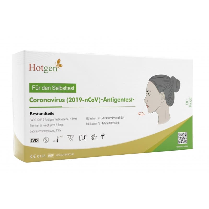 Autotest Nasal COVID-19 - Hotgen - Boite de 20 tests