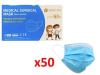 Masques médicaux pour Enfants 50 unités