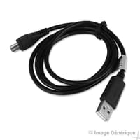 Câble Data Micro USB - 1m, Embout Long de 8mm - Noir (En Vrac)