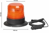 Gyrophare à Led série Horus 12-80v base magnétique + allume cigare