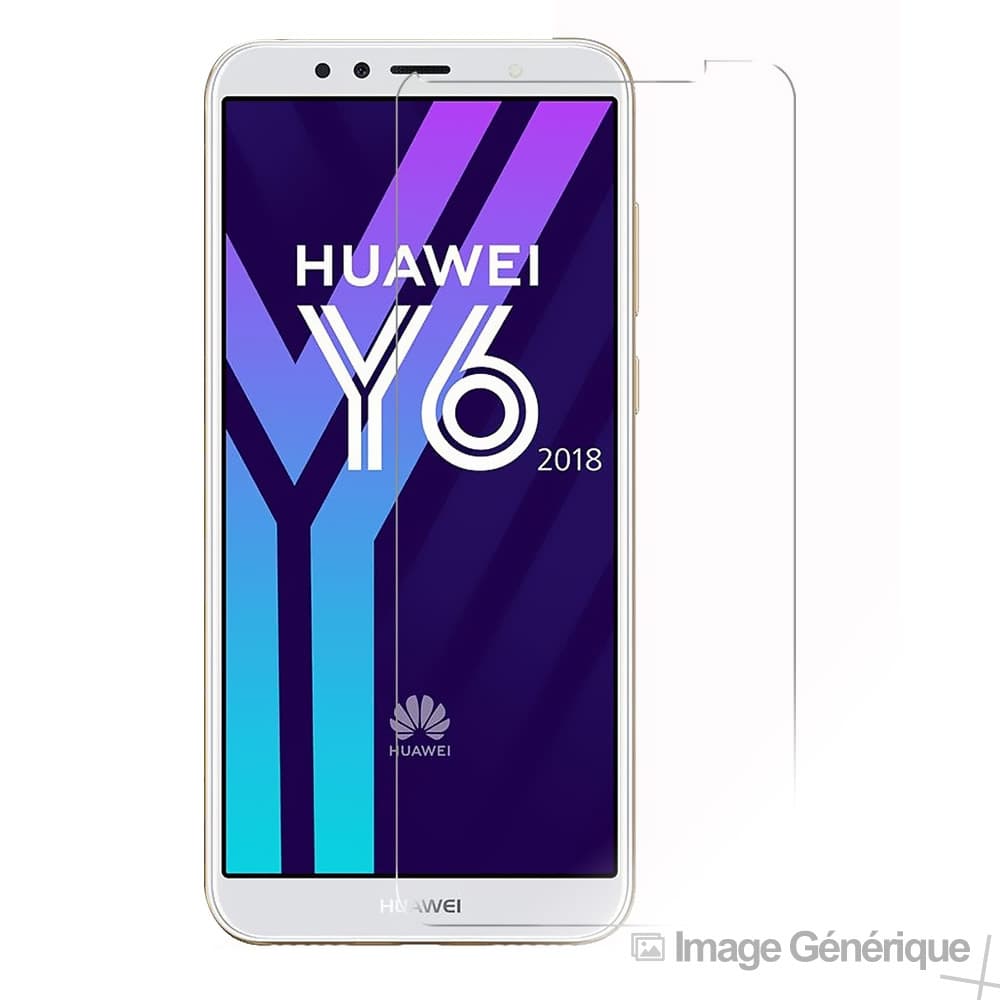 NEW'C 3 Pezzi, Vetro Temperato per Huawei Y6 PRO 2017, Pellicola Prottetiva Anti Graffio, Anti-Impronte, Senza Bolle, Durezza 9H, 0,33mm Ultra Trasparente, Ultra Resistente