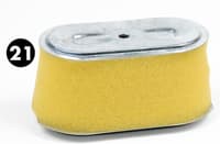 Filtre à air adaptable Honda 17210734003 - 60X112X 67 mm