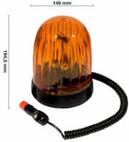 Gyrophare série Cripto 24 V à base magnétique avec allume cigare