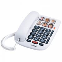 Téléphone Fixe pour Personnes Âgées Alcatel TMAX 10 LED Blanc