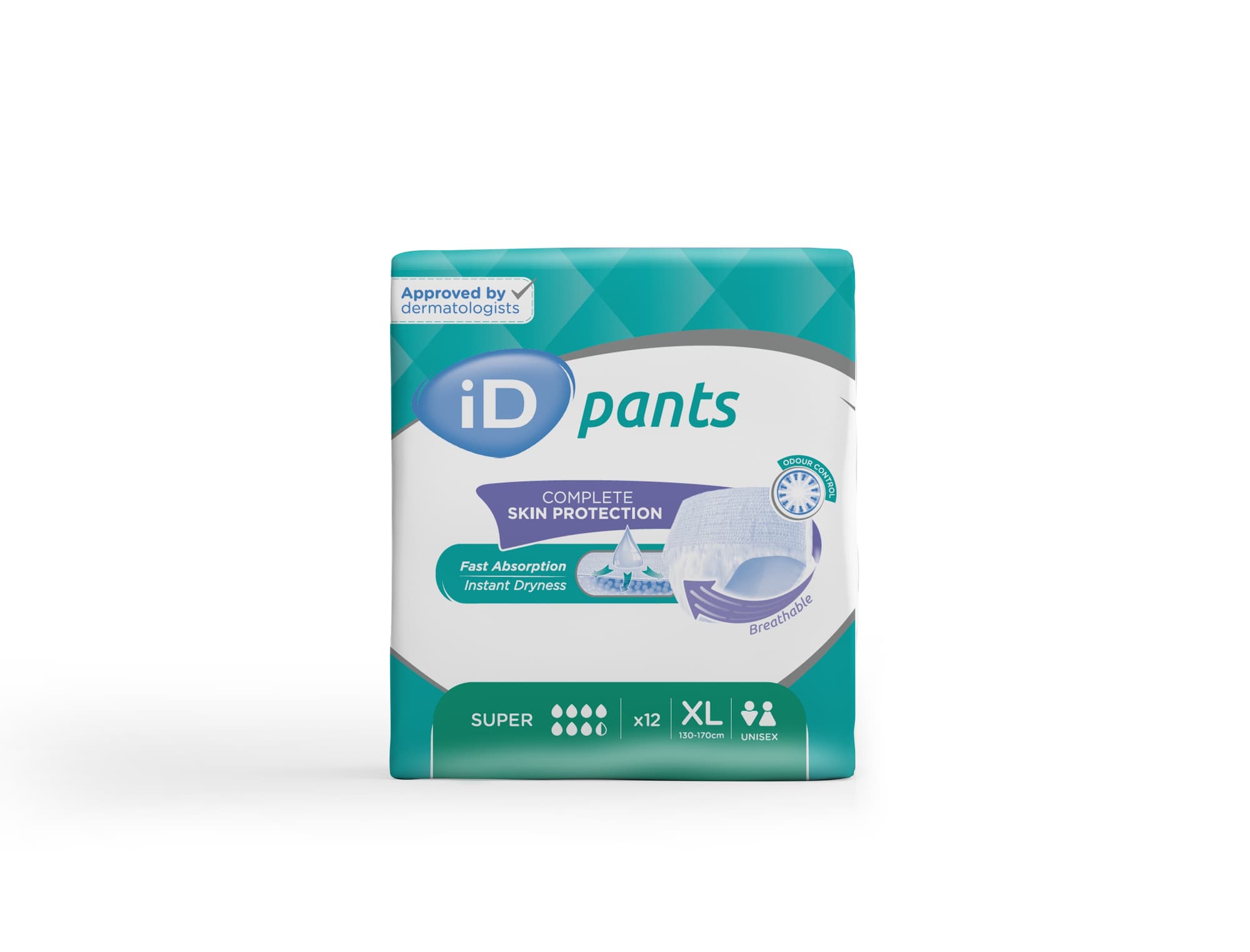 iD Pants Super - Taille XL - 7,5 gouttes - Slips absorbants