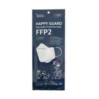 150 Masques FFP2 CE - norme EN149:2001+A1:2009 - 3 Boîtes de 50 - sachet individuel stérile - Happy Guard 