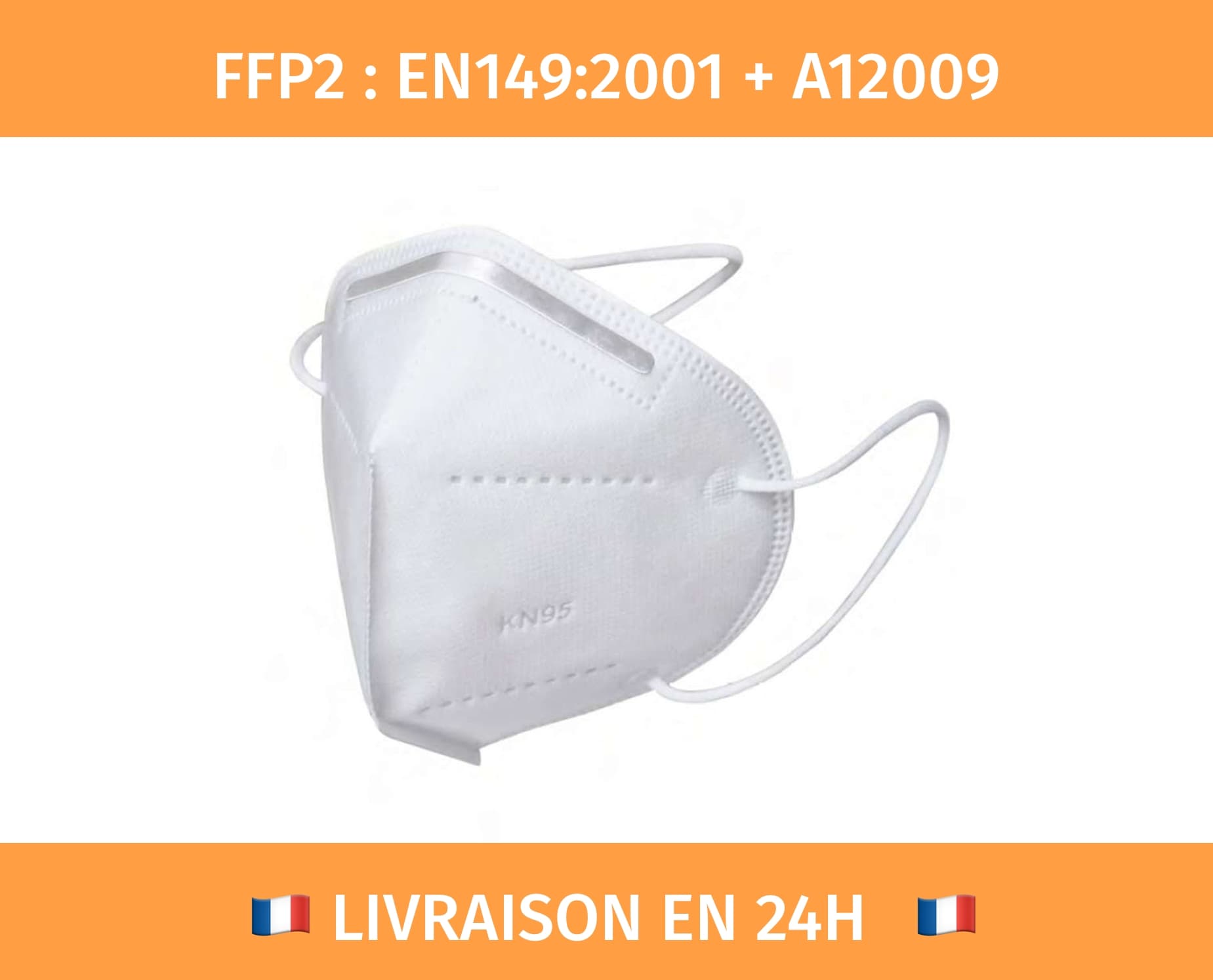 Masque FFP2  (EN149:2001 + A12009 ) - Masque FFP2
